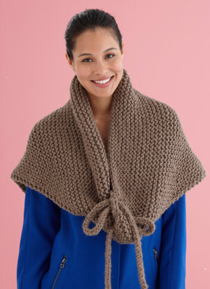 Grande Wrap in Lion Brand Wool-Ease Thick & Quick - L20302