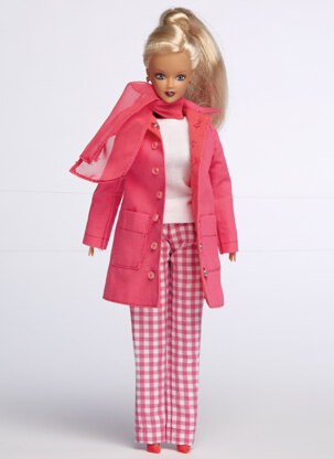 McCall's Retro-Style Clothes and Accessories for 11« Doll M7550 - Paper Pattern Size One Size Only