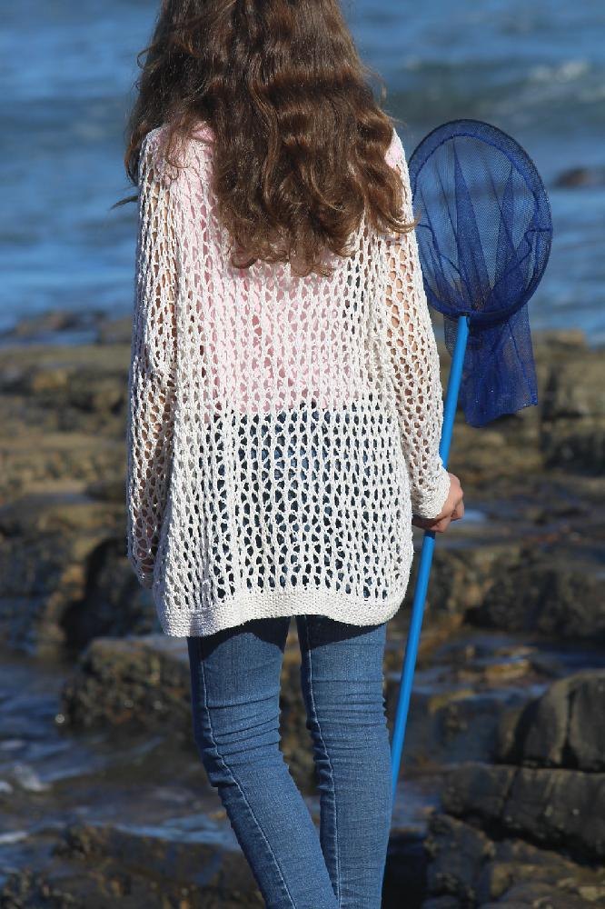 Boho Catch Breezy Summer Cardigan Knitting pattern by Marianne Mueller LoveCrafts