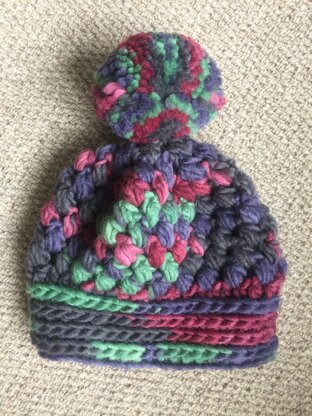 Chunky bobble hat