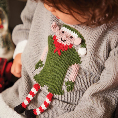 Elf Jumper in Sirdar Snuggly Replay DK - 2603 - Downloadable PDF