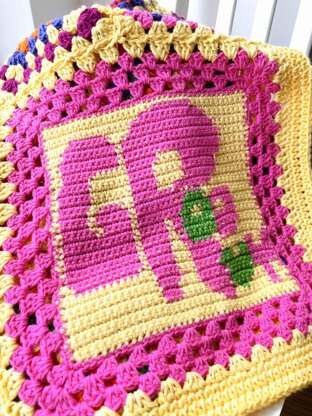 Hip and Groovy retro blanket