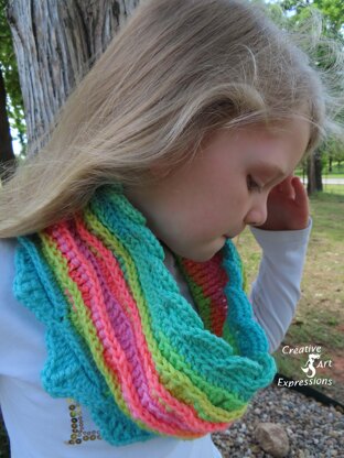 Sea Breeze Infinity Scarf Child & Youth