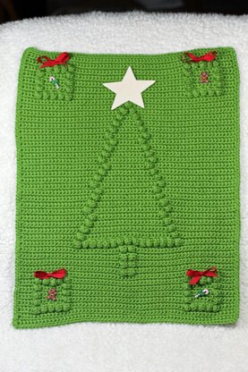 Christmas Tree Blanket Block