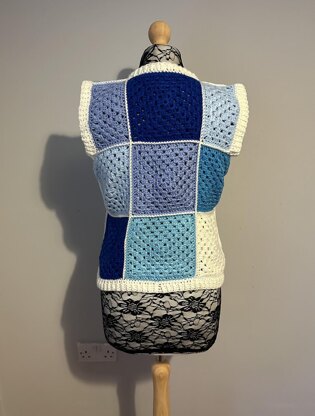 Traditional Granny Square Vest