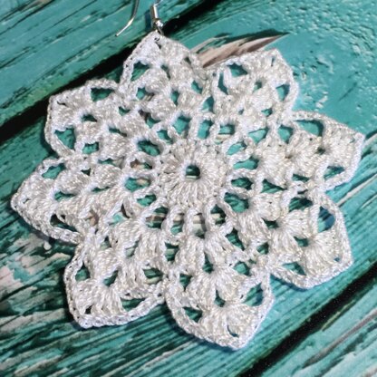 79. Snowflake earrings