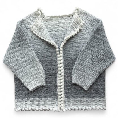 Top Down Popcorn Cardigan