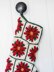 Poinsettia Granny Square Christmas Stocking