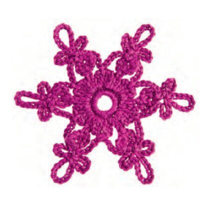 Crochet snowflakes