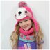 Sloth Hat & Mitten Set