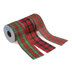 Groves Ribbon: Tartan: 3 x 5m x 50mm: Red / Green