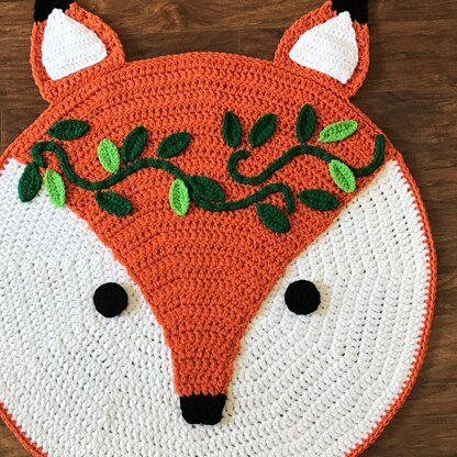 Woodland Fox Nursery Rug