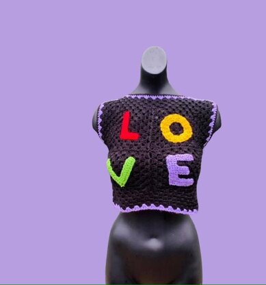 Love Crochet Tank Top