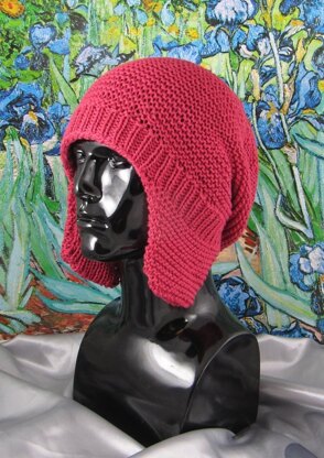 Garter Stitch Trapper Slouch Hat