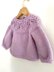 Lace Yoke Baby Cardigan