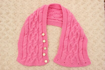 Knitting Pattern Ladies Neckwarmer, Scarf #592