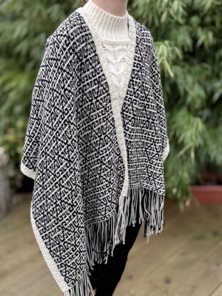 Midnight Mosaic Shawl