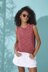 Short Sleeve & Sleeveless Tops in King Cole Linendale Reflections DK - P6128 - Leaflet