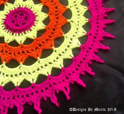 Crochet Doily Pattern For Home Decor | Sun Mandala