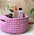 Recycled (t-shirt) yarn basket-100