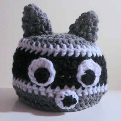 Raccoon Hat - Newborn to Adult