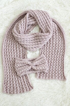 Faux Cable Headband & Scarf