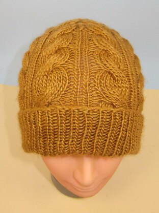 Alternate Twist Cable Beanie hat