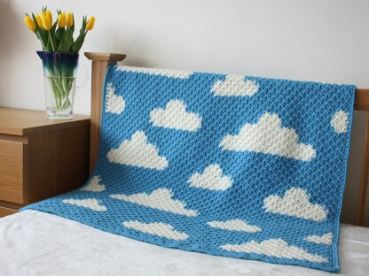 Fluffy White Clouds - the crochet version