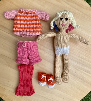 Enid doll knitting pattern