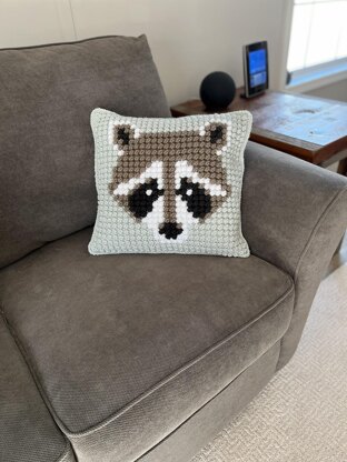 Racoon Pillow Cushion
