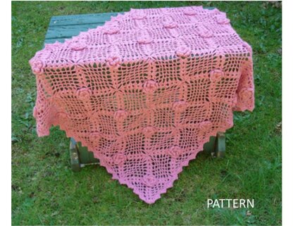 Rose Trellis Baby Blanket - PB-104