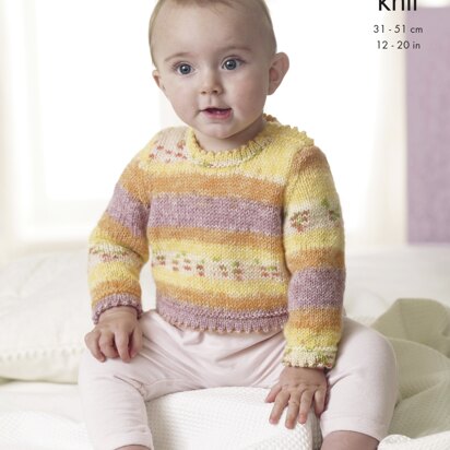 Waistcoat, Cardigan & Sweater in King Cole Splash DK - 4656 - Downloadable PDF