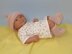 Just For Preemies - Premature Baby Garter Stitch Topknot Beanie and Booties Set