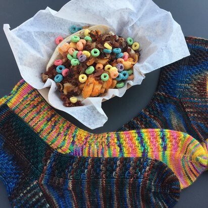 Like Froot Loops on a Hot Dog - knitting pattern