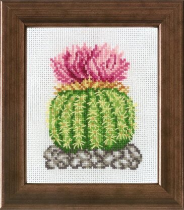 Permin Cactus Rosa Cross Stitch Kit