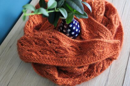Glowing Ember Shawl