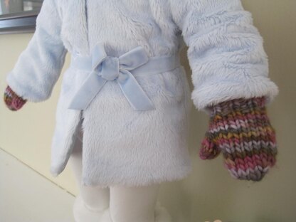 Easy Doll Mittens for 18" dolls