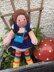 Rainbow star doll