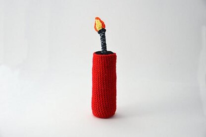 TNT Dynamite Stick Crochet Pattern, Dynamite Amigurumi