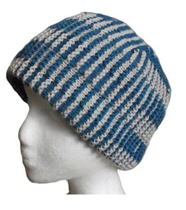 Double Stripes - Illusion Knit Hat