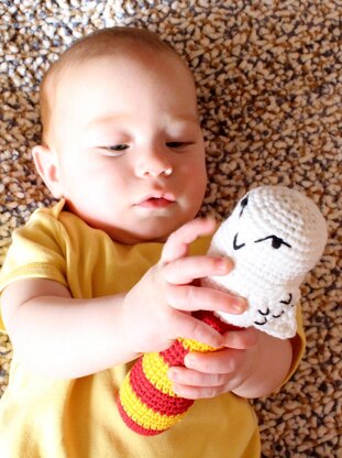 Hedwig white owl rattle /Potters friend