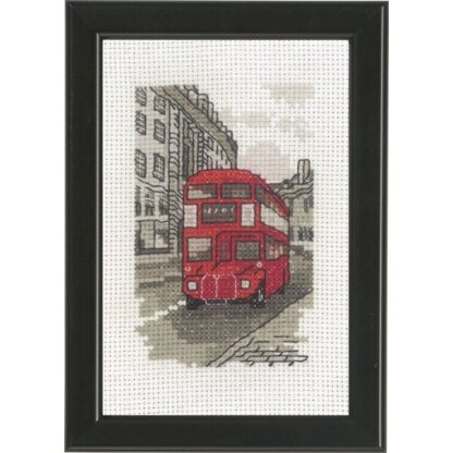 Permin London Cross Stitch Kit - 10x15cm