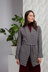 Katrine Coat - Coat Knitting Pattern For Women in MillaMia Naturally Soft Aran by MillaMia