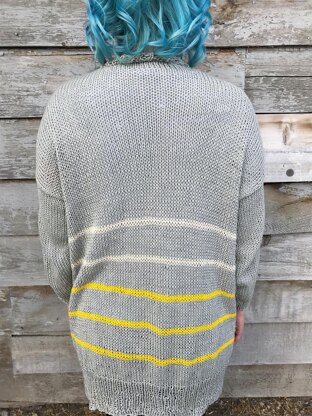 Striped Down Cardi