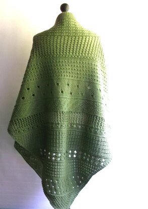 Cascade shawl 45