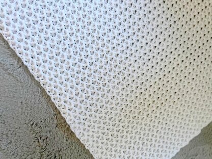 White Harmony Baby Blanket