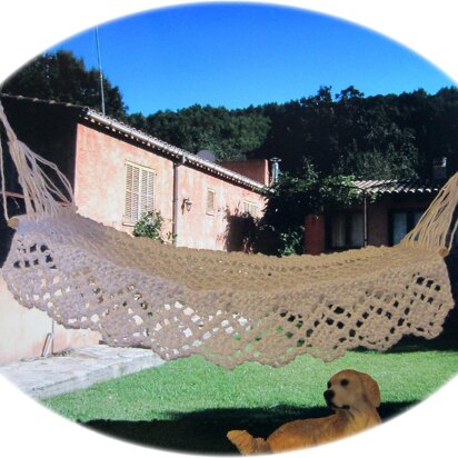 1:12th scale knit hammock