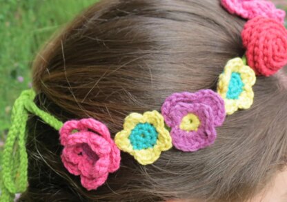 Crochet Flower Headband