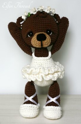 Bonbon, the Ballerina Bear Amigurumi