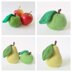 Apple and Pear pincushions